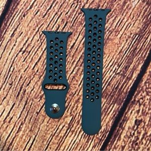 Blue Gray Sports All Holes Apple Watch Band